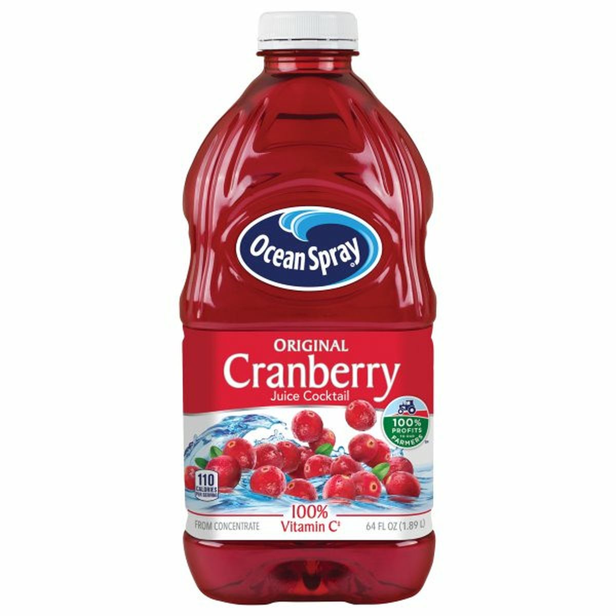 Calories in Ocean Spray Juice Cocktail, Cranberry, Original