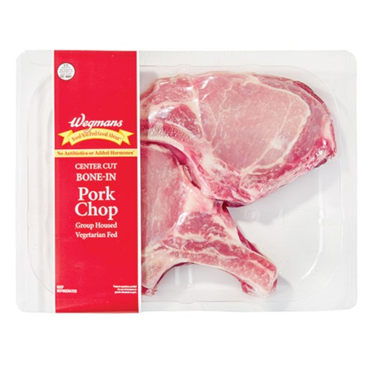 Calories in Wegmans Center Cut Bone-In Pork Chop - The Food ...