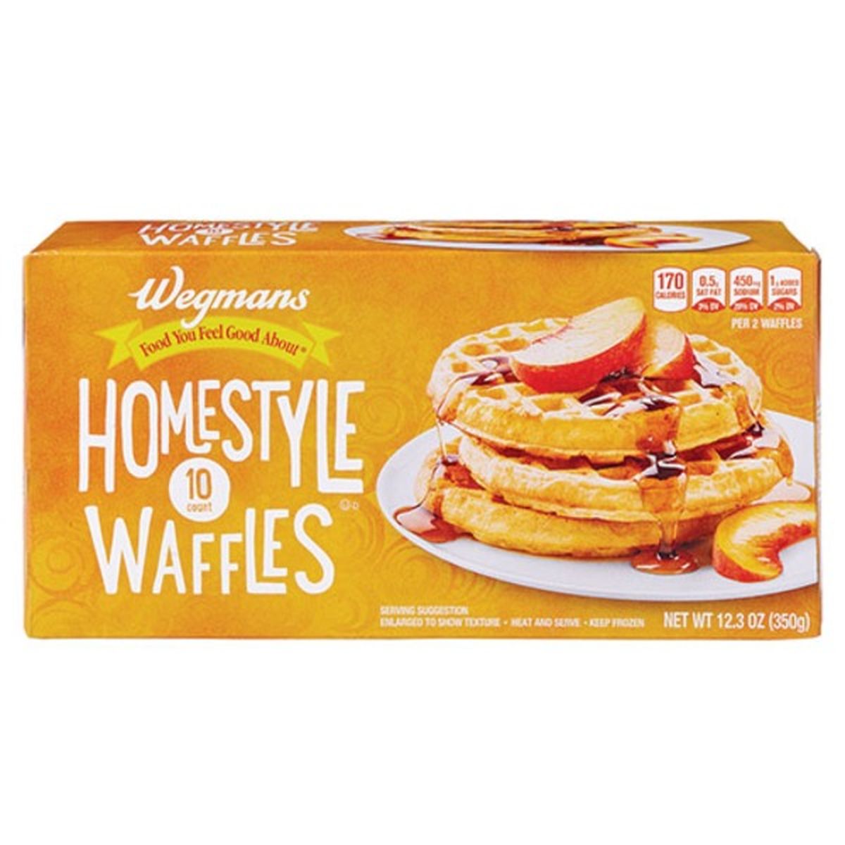 Calories in Wegmans Homestyle Waffles 10 count