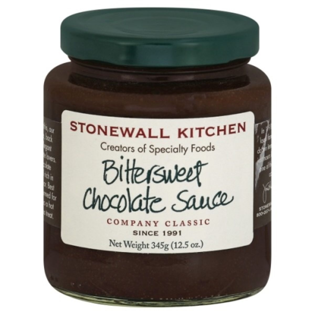 Calories in Stonewall Kitchen Chocolate Sauce, Bittersweet