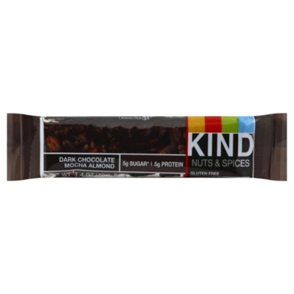 Calories in KIND Nuts & Spices Bar, Dark Chocolate Mocha Almond