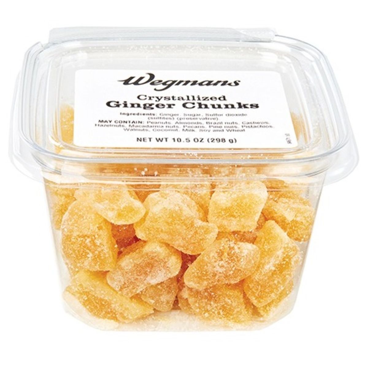 Calories in Wegmans Crystallized Ginger Chunks