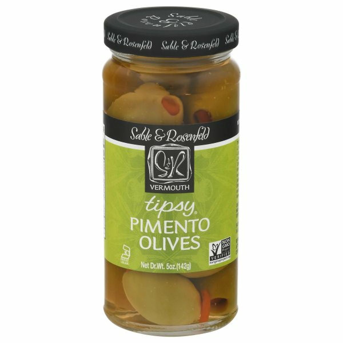 Calories in Sable & Rosenfeld Tipsy Pimento Olives