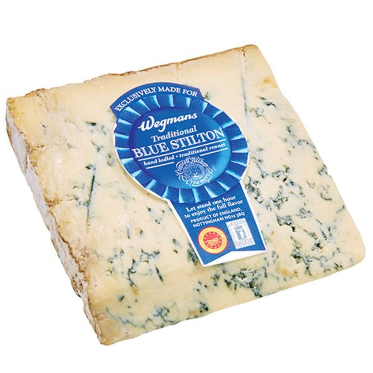 Calories in Wegmans Traditional Blue Stilton Cheese