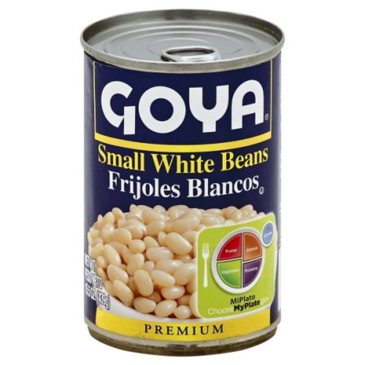 Calories in Goya White Beans, Small, Premium