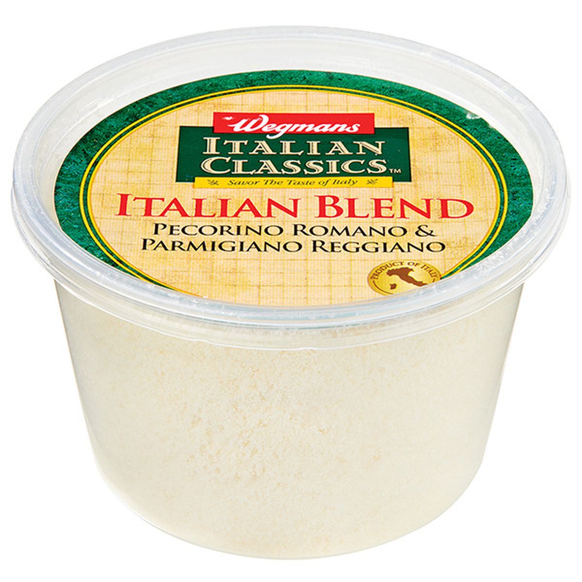 Calories in Wegmans Italian Classics Italian Blend Cheese- Grated