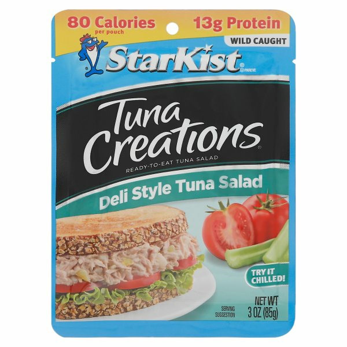 Calories in StarKist Tuna Creations Tuna Salad, Deli Style