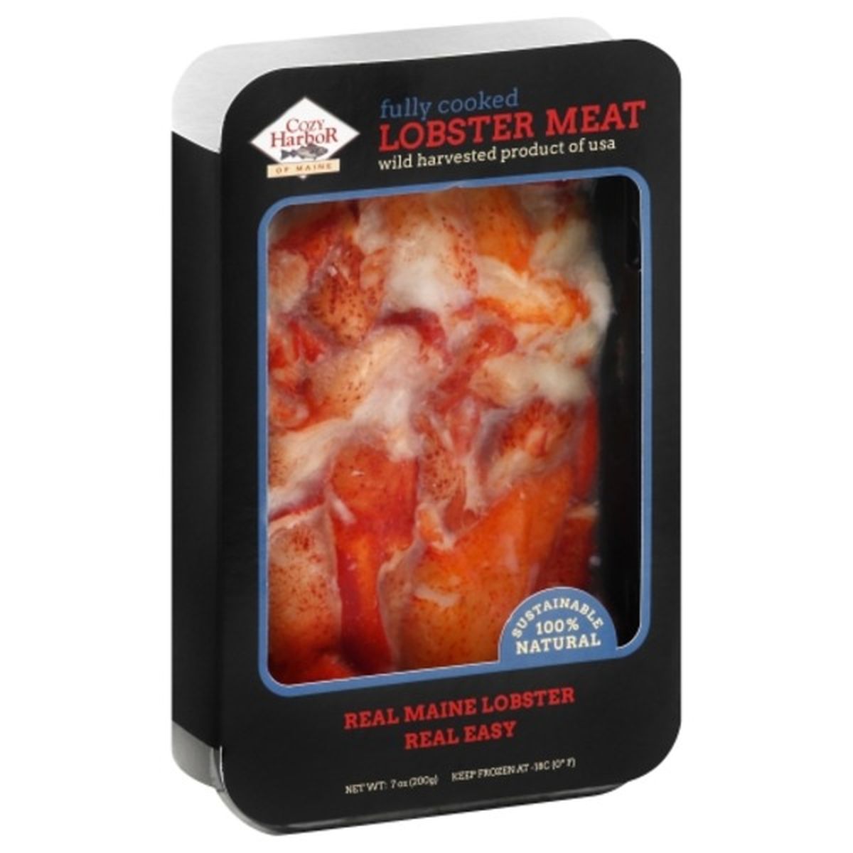 Calories in Cozy Harbor Lobster Meat, 100% Natural, Fully Cooked
