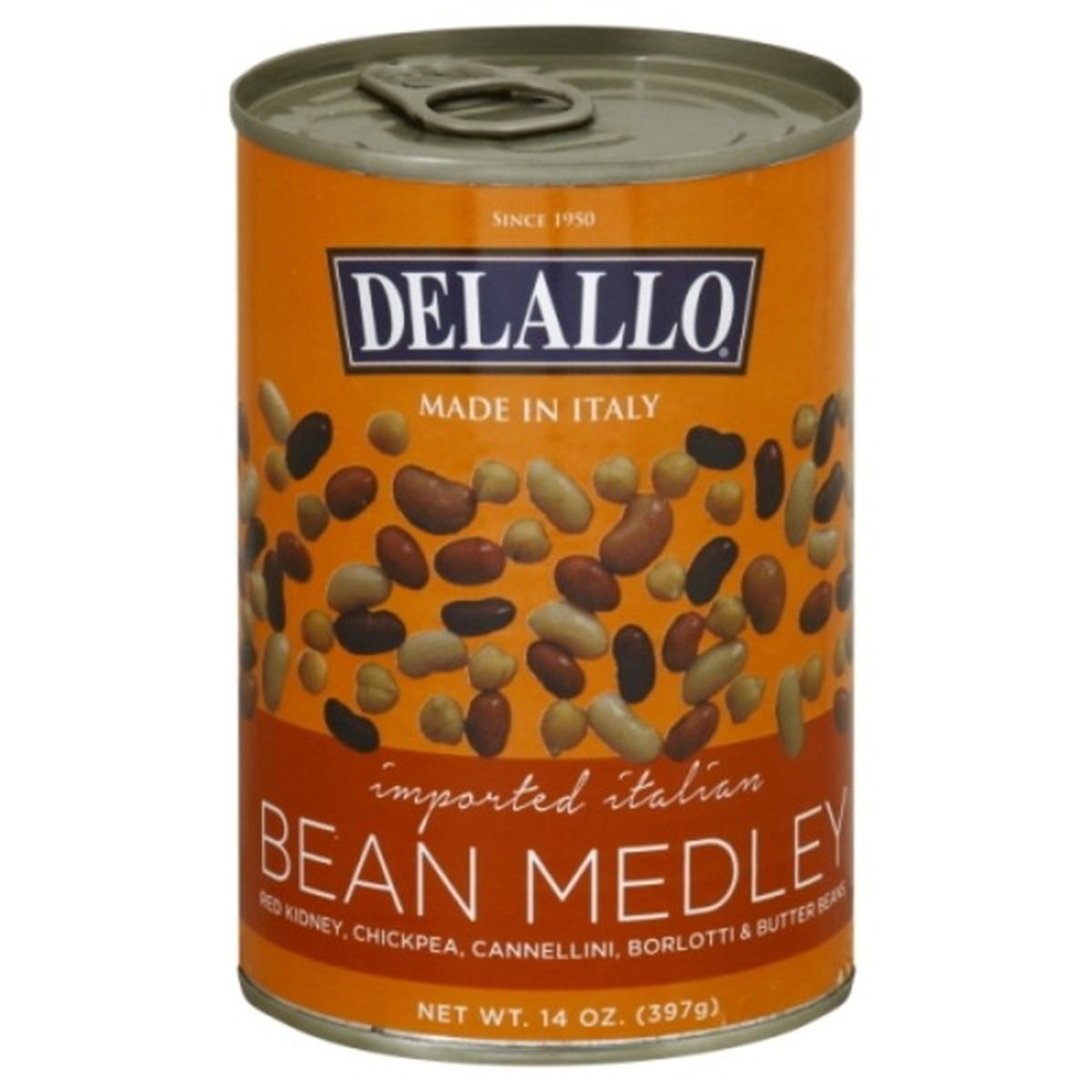 Calories in DeLallo Bean Medley