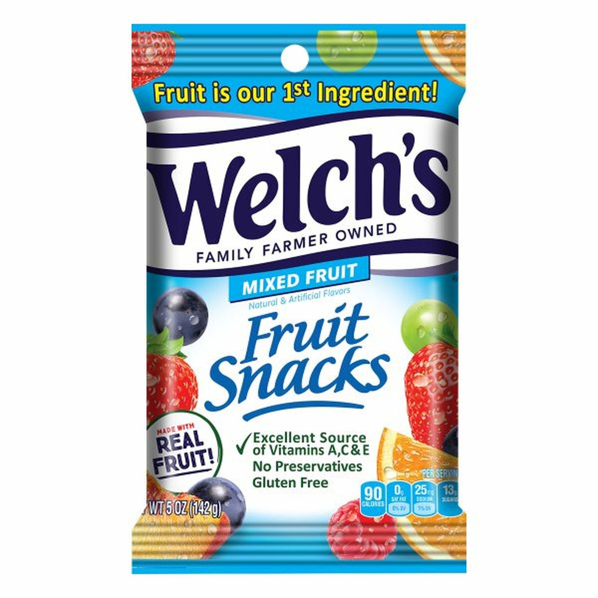 Calories in Welch's Fruit Snacks, Mixed Fruit