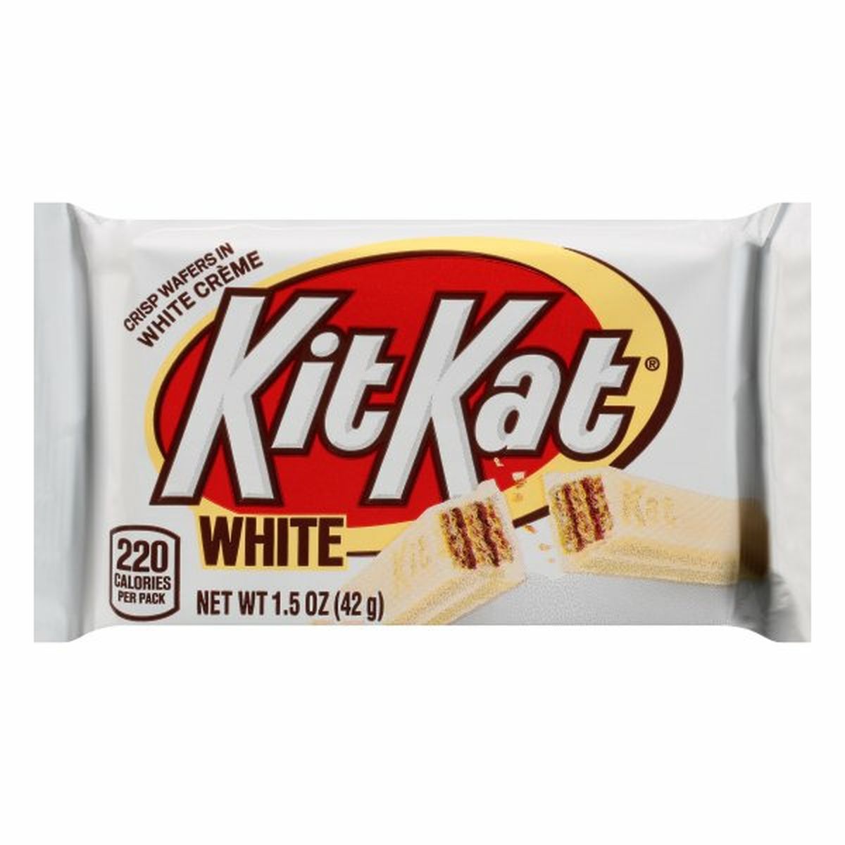 Calories in Kit Kat Crisp Wafer, White