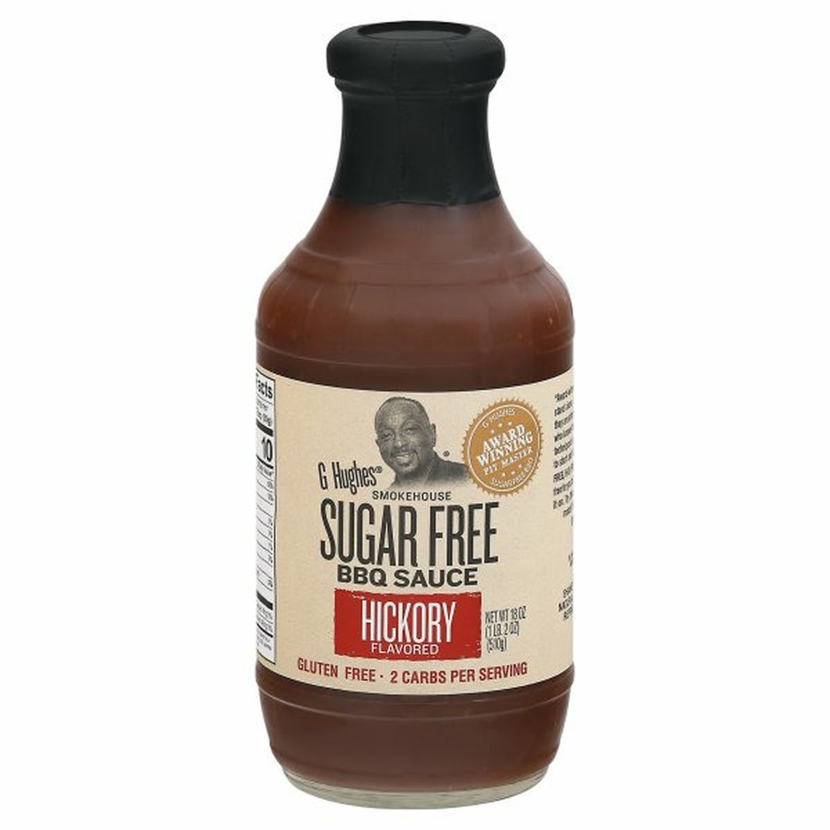 Calories in G Hughes BBQ Sauce, Sugar Free, Hickory Flavored, Smokehouse