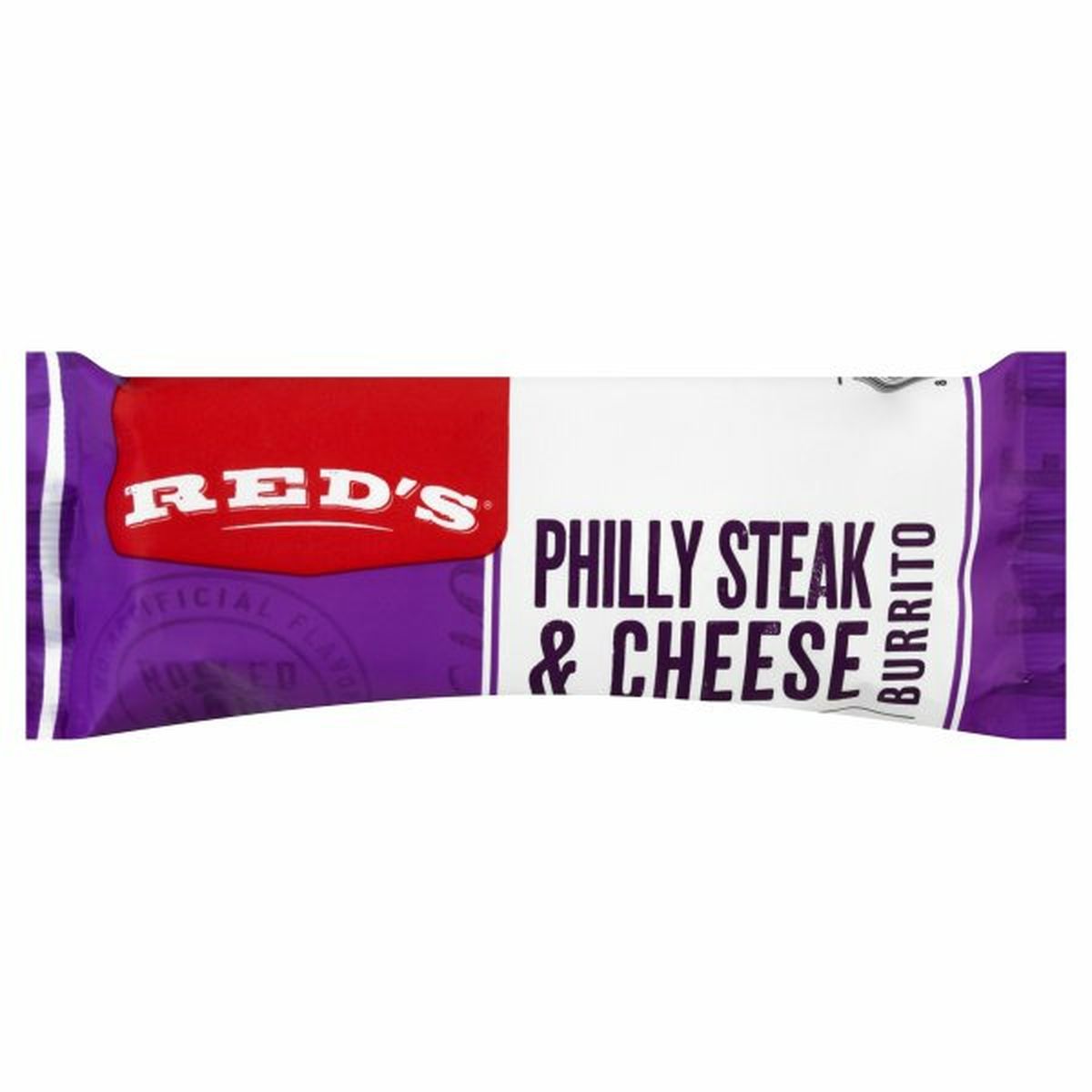 Calories in Reds Burrito, Philly Steak & Cheese