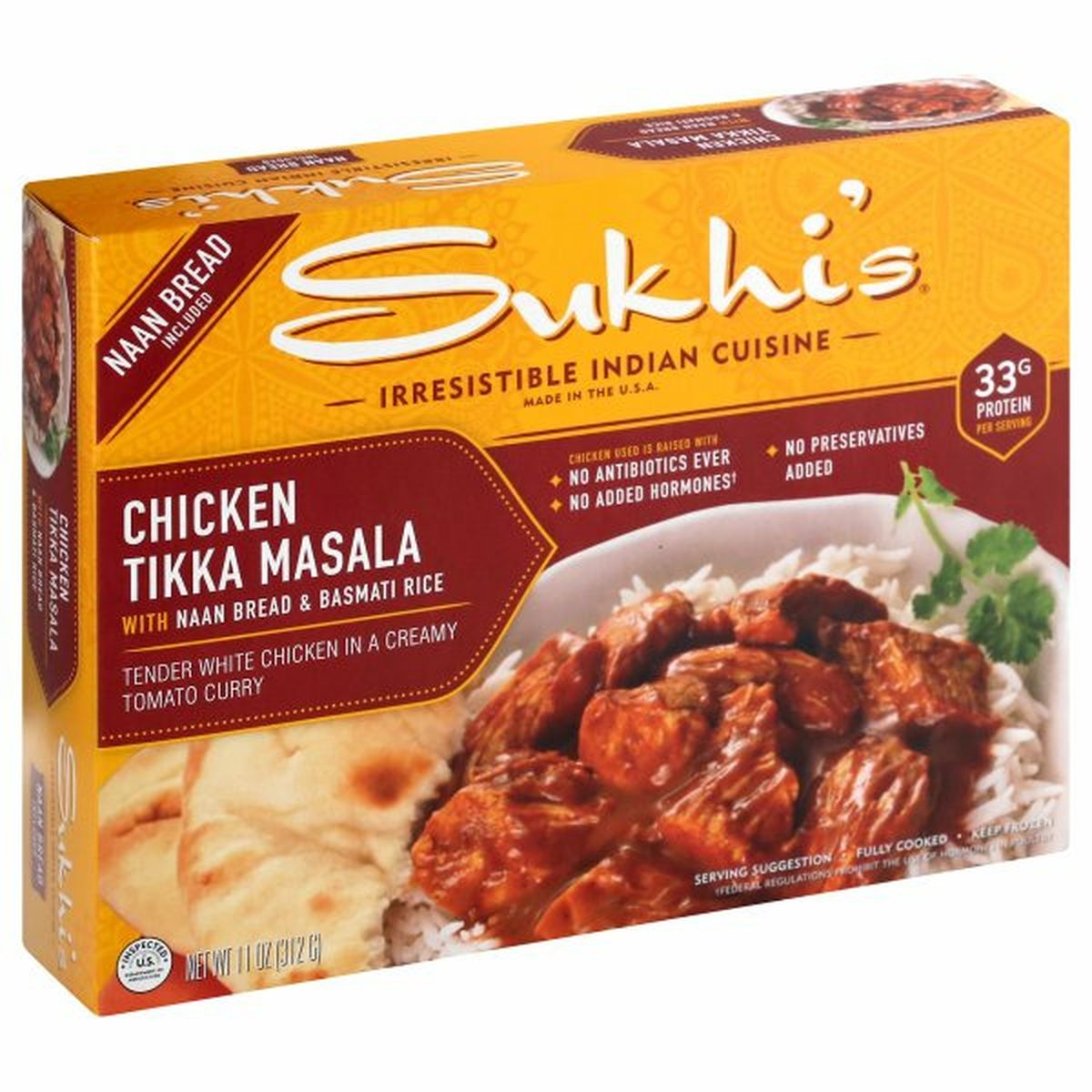 Calories in Sukhi's Chicken Tikka Masala