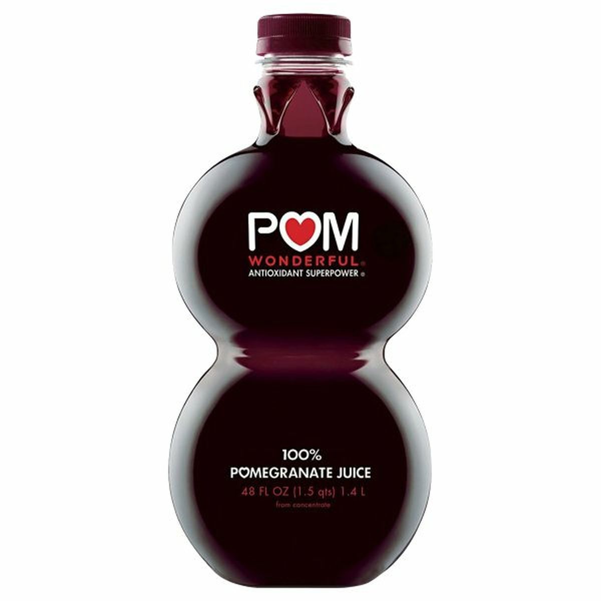 Calories in POM Wonderful Antioxidant Superpower 100% Juice, Pomegranate