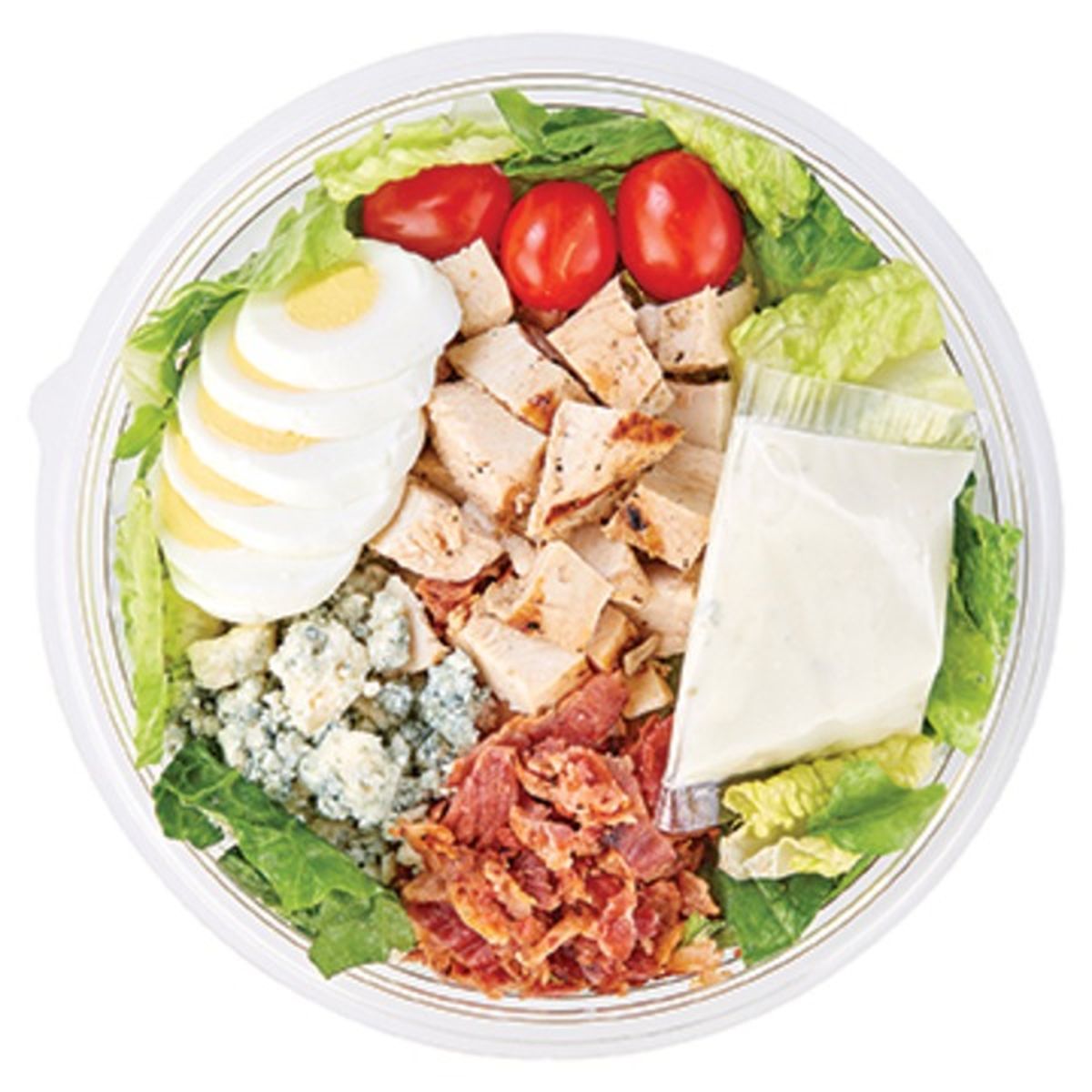 Calories in Wegmans Large Cobb Salad with Chicken and Blue Cheese Dressing