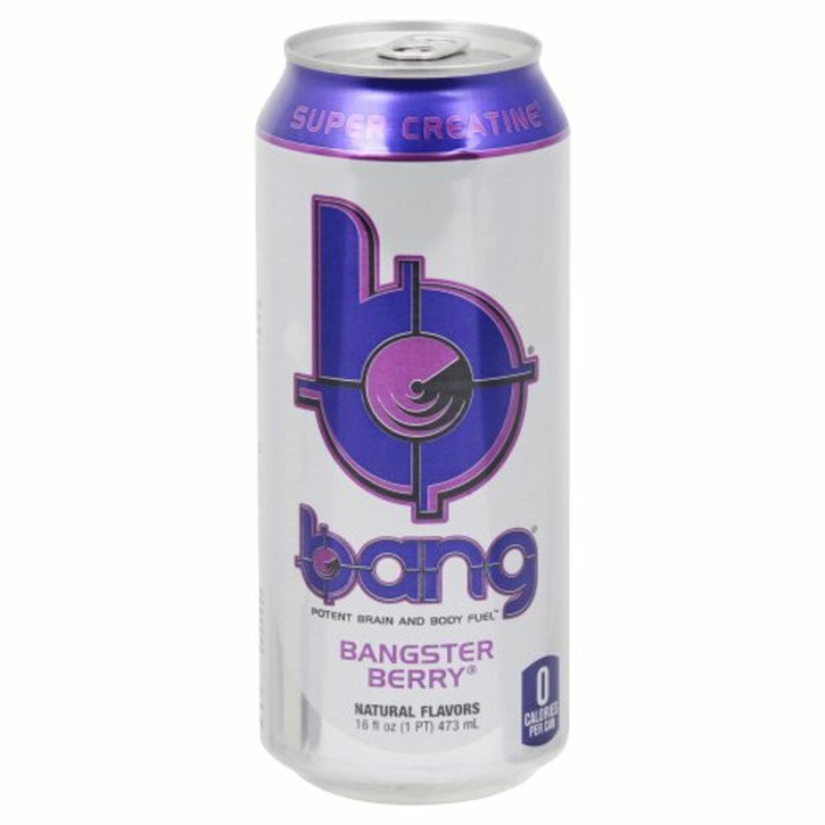 Calories in Bang Energy Energy Drink, Bangster Berry