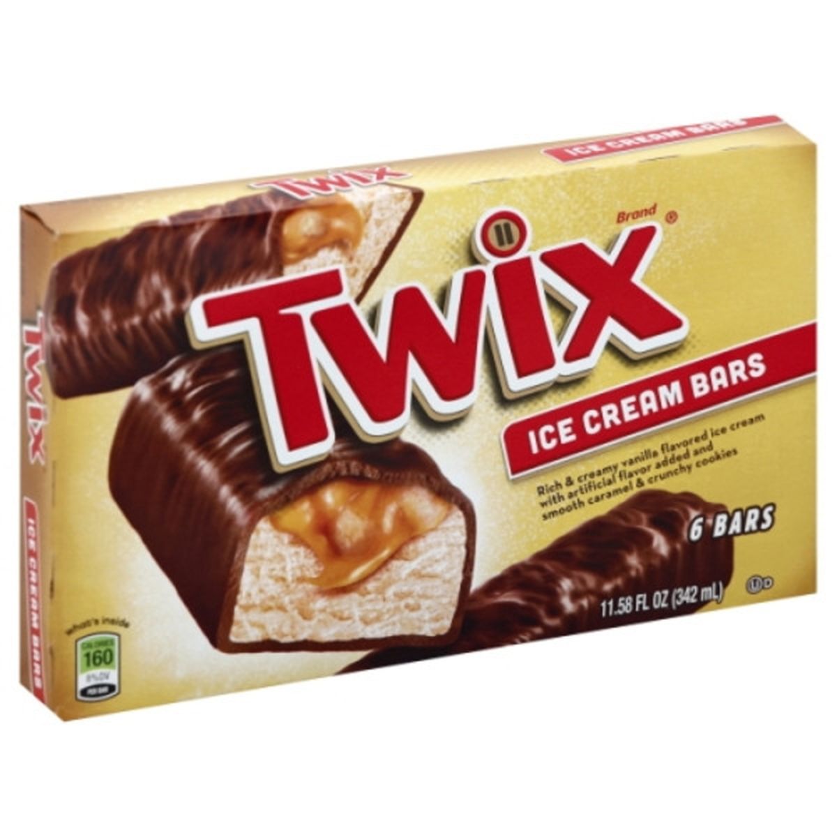 Calories in TWIX Ice Cream Bars