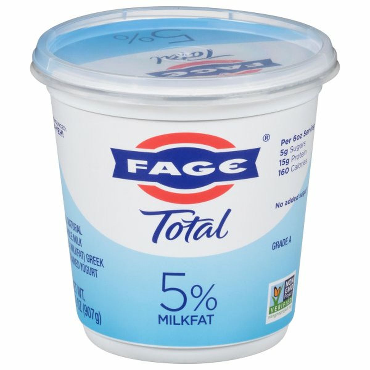 Calories in FAGE Total Yogurt, Greek, Strained