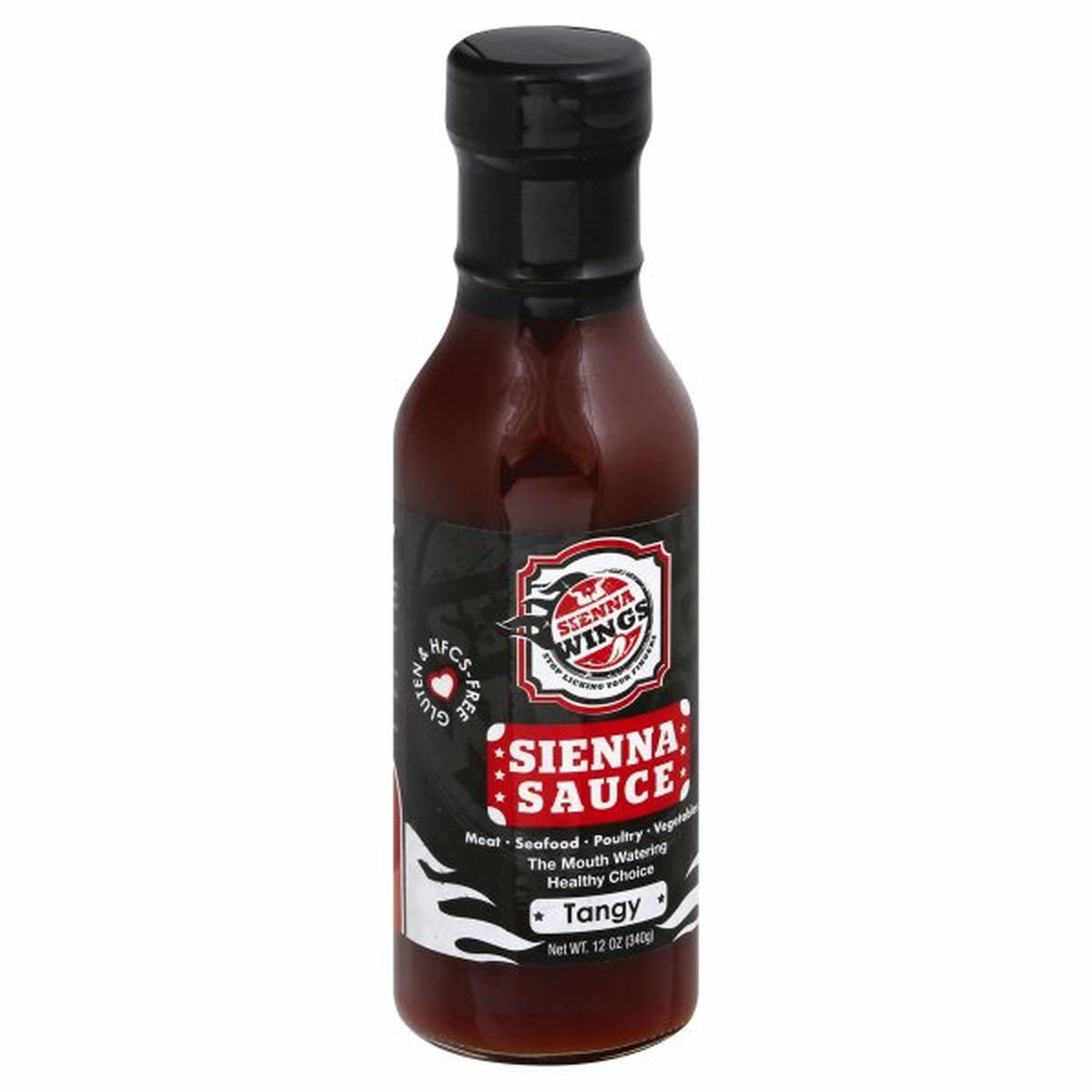 Calories in Sienna Wings Sienna Sauce, Tangy