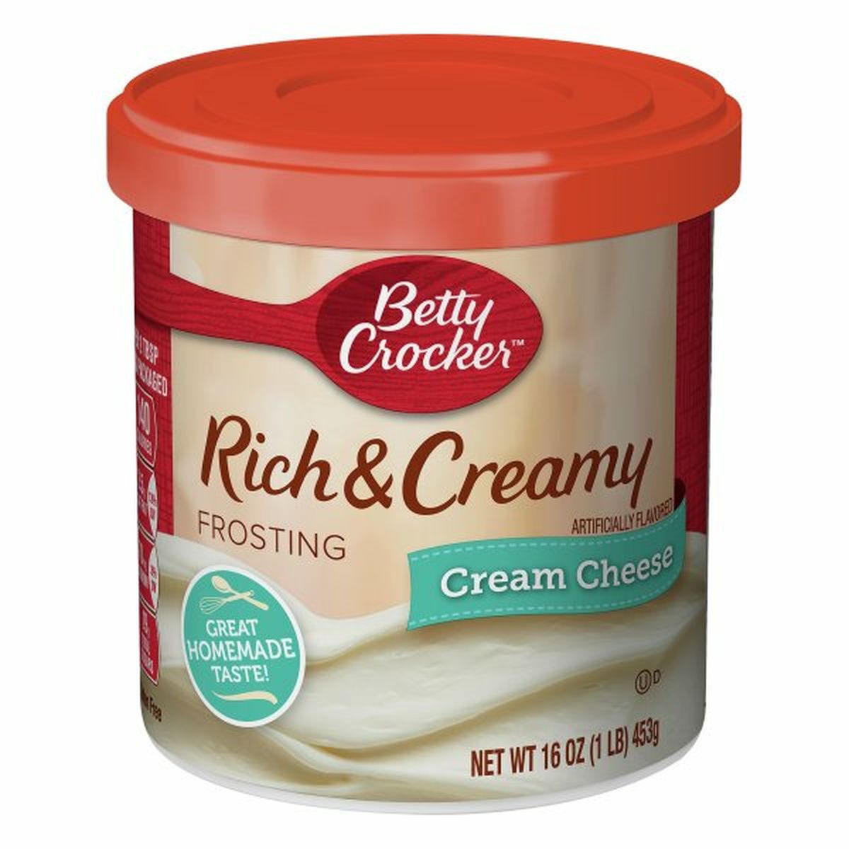 Calories in Betty Crocker Frosting, Rich & Creamy, Cream Cheese