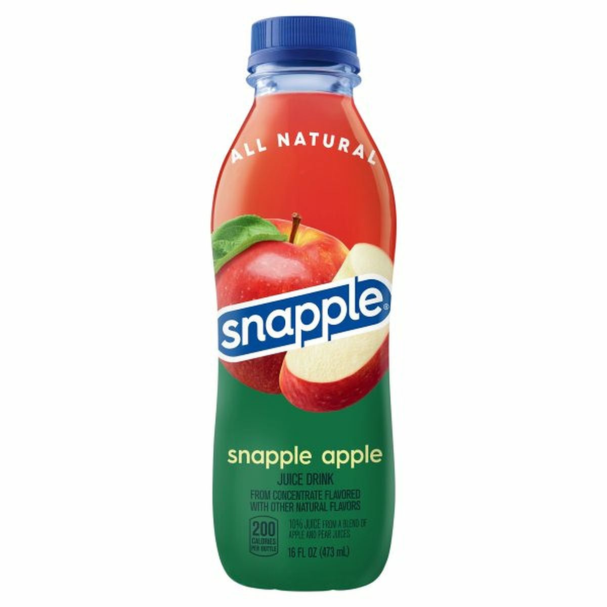Calories in Snapple Apple Juice Drink, Apple