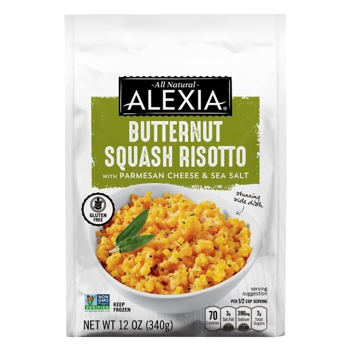 Calories in Alexia Risotto, Butternut Squash