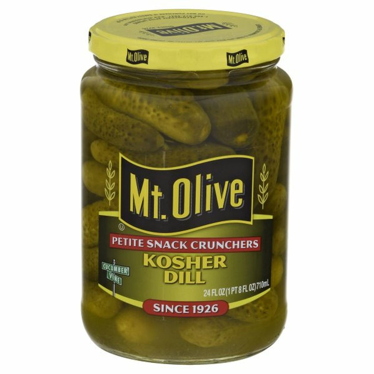 Calories in Mt. Olive Pickles, Kosher Dill, Petite Snack Crunchers