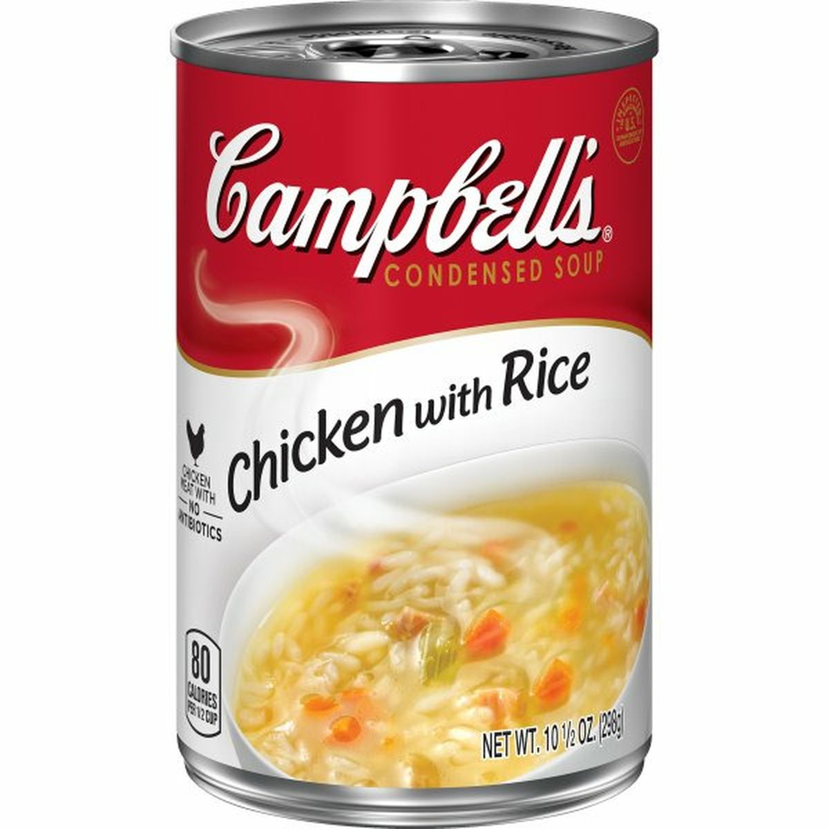Calories in Campbell'ss Condensed Chicken with Rice Soup