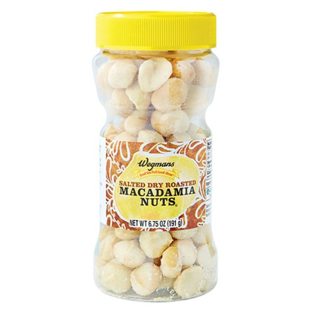 Calories in Wegmans Salted Dry Roasted Macadamia Nuts