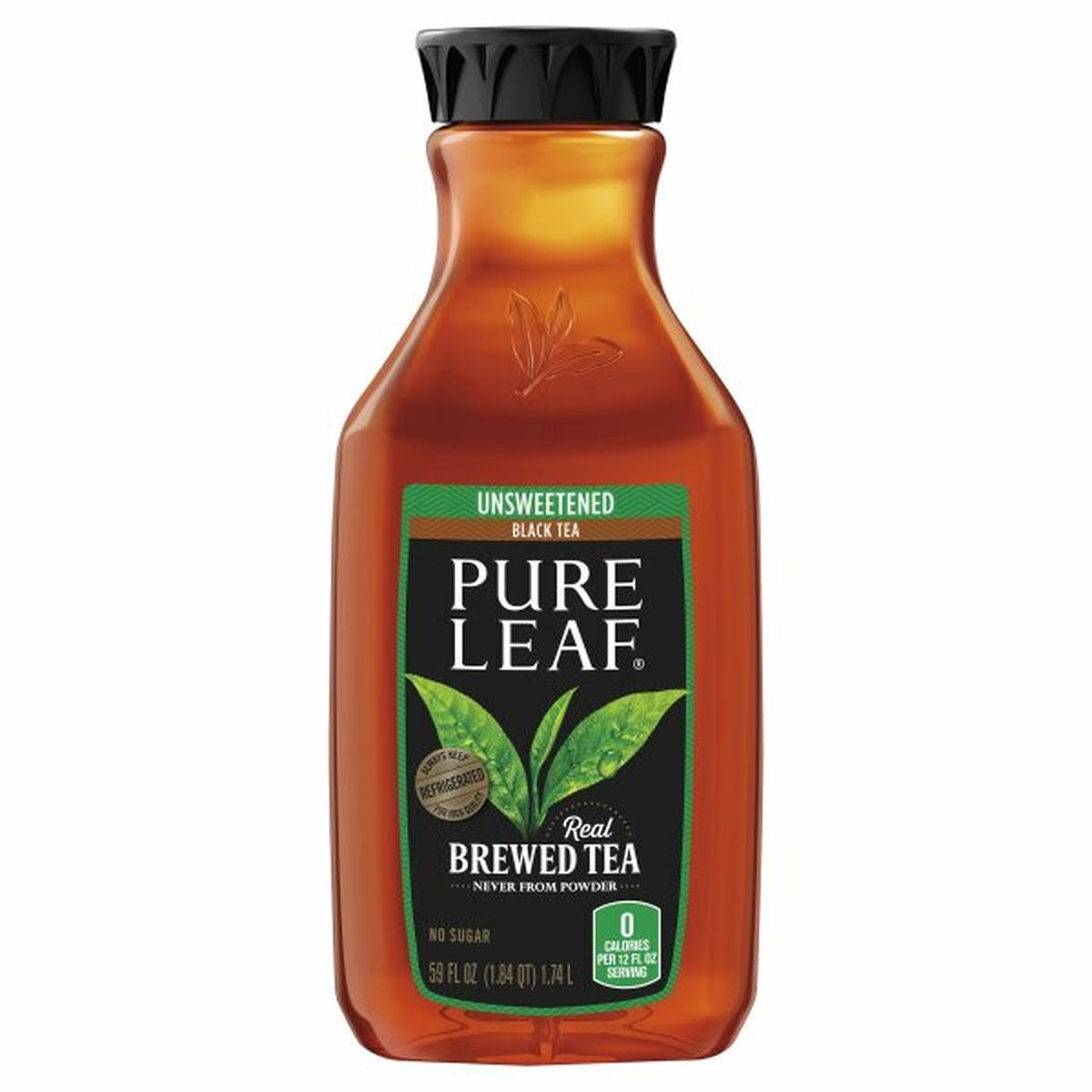 Calories in Pure Leaf Real Brewed Tea, Unsweetened