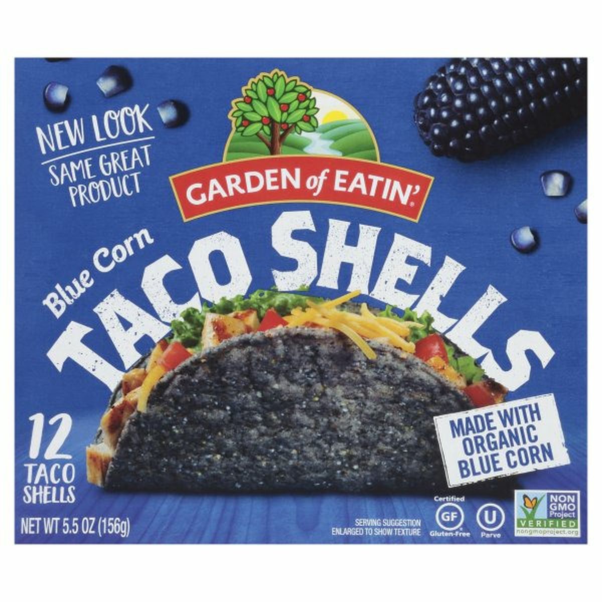 Calories in Garden of Eatin' Taco Shells, Blue Corn
