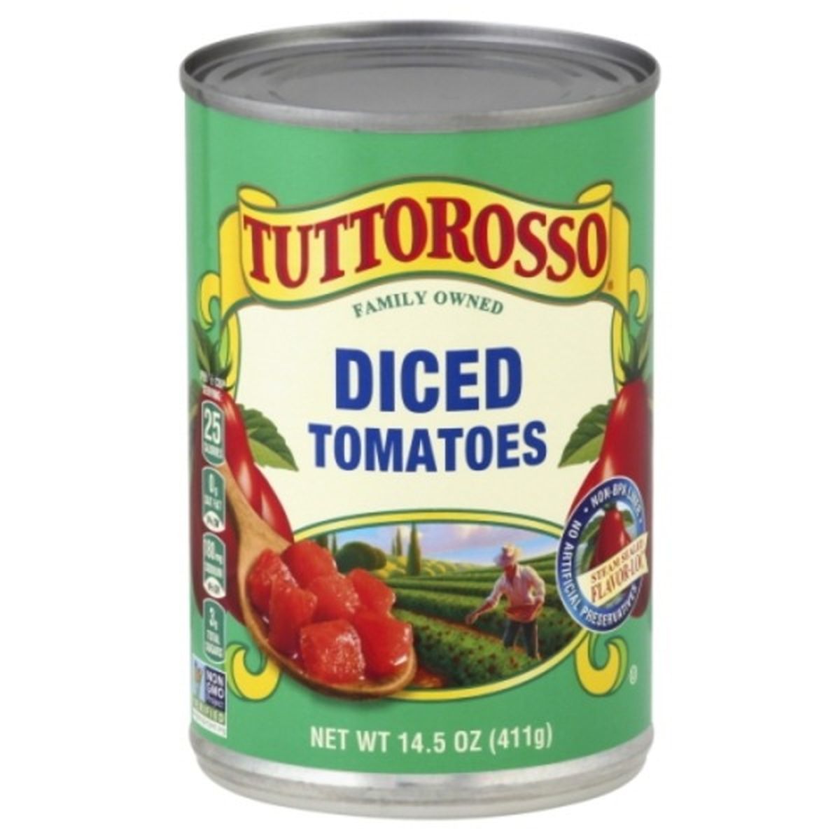 Calories in Tuttorosso Tomatoes Tomatoes, Diced