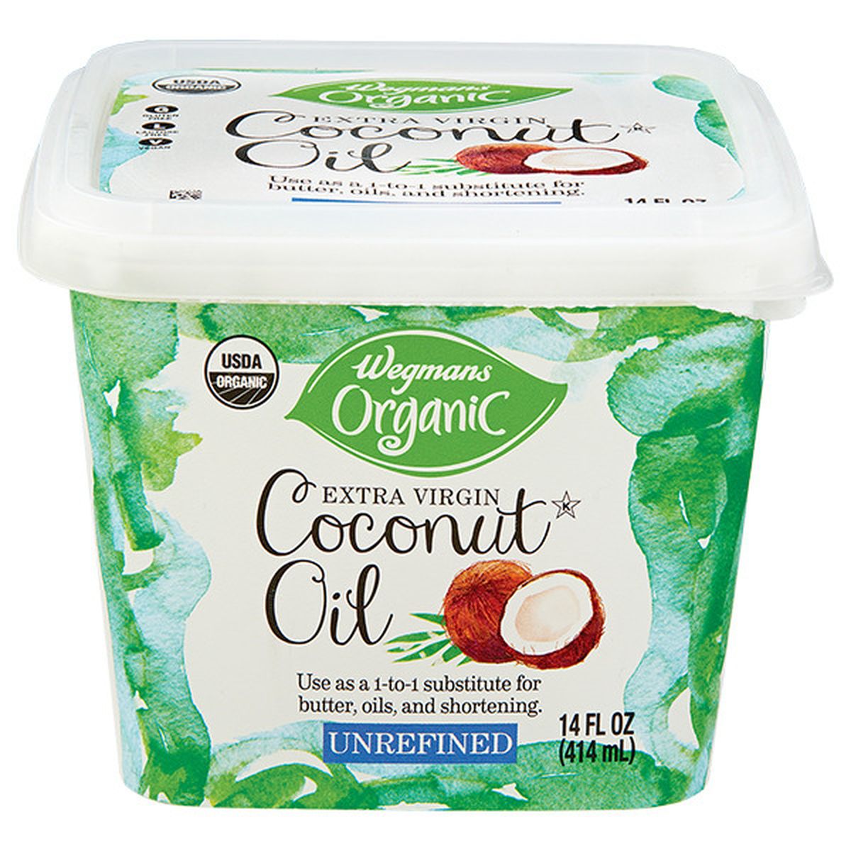 Calories in Wegmans Organic Extra Virgin Unrefined Coconut Oil