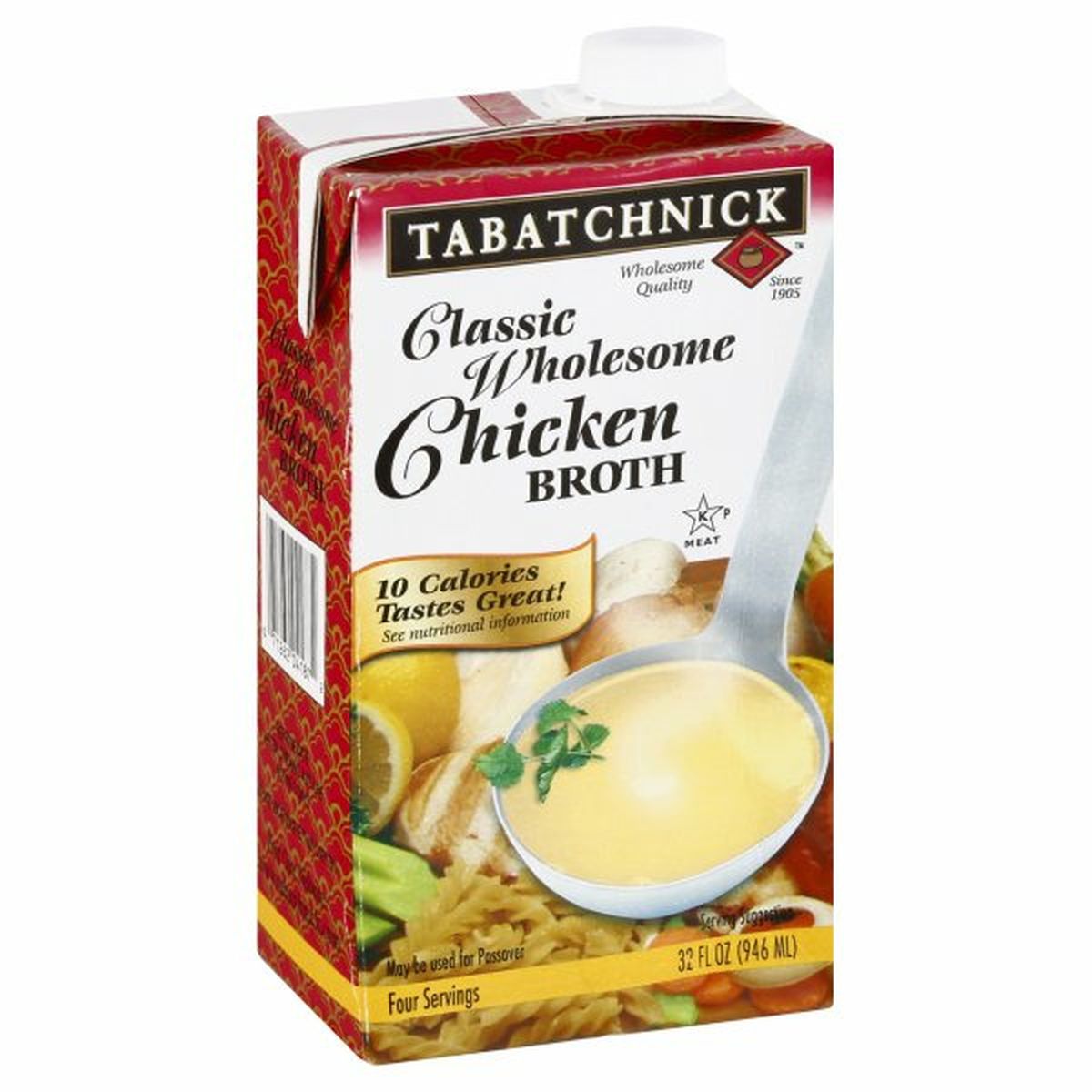 Calories in Tabatchnick Broth, Chicken, Classic Wholesome