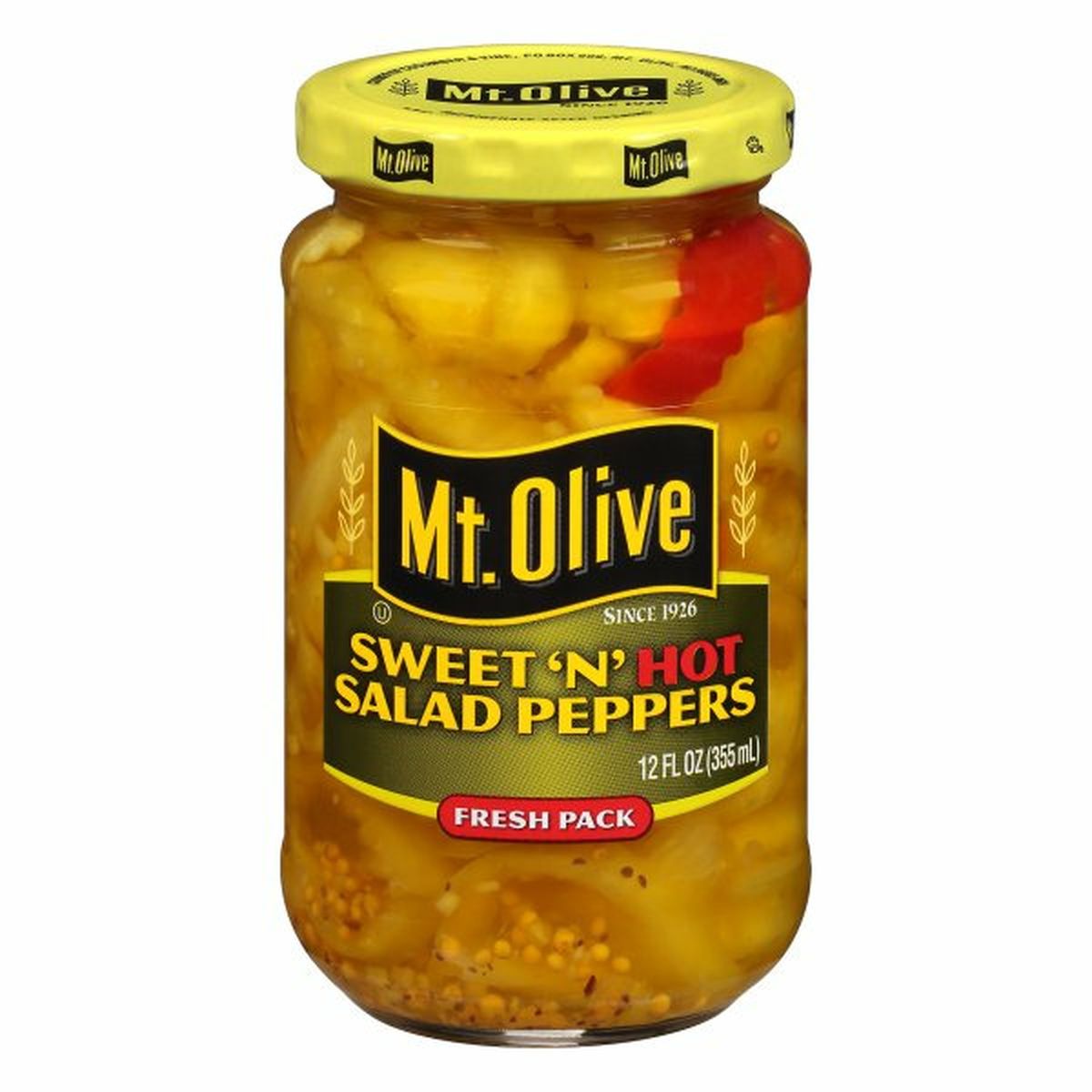 Calories in Mt. Olive Salad Peppers, Sweet N Hot, Fresh Pack