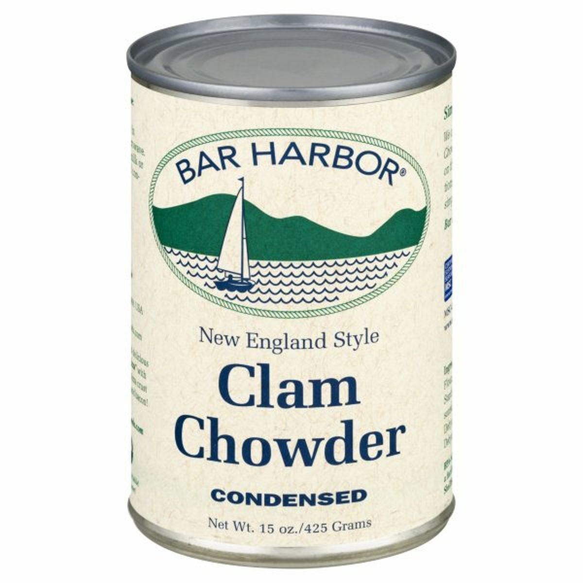 Calories in Bar Harbor Clam Chowder, New England Style, Condensed