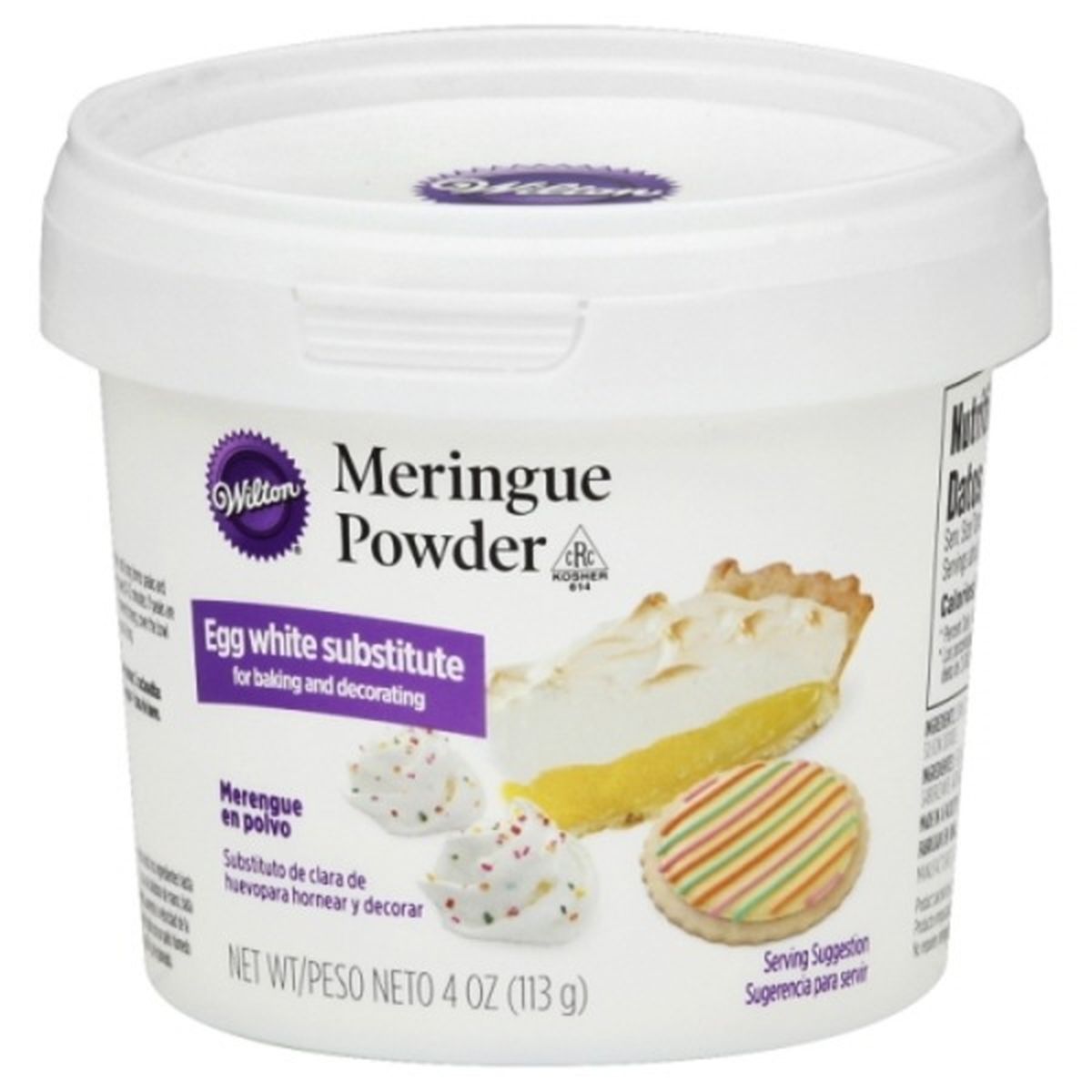 Calories in Wilton Meringue Powder, Egg White Substitute