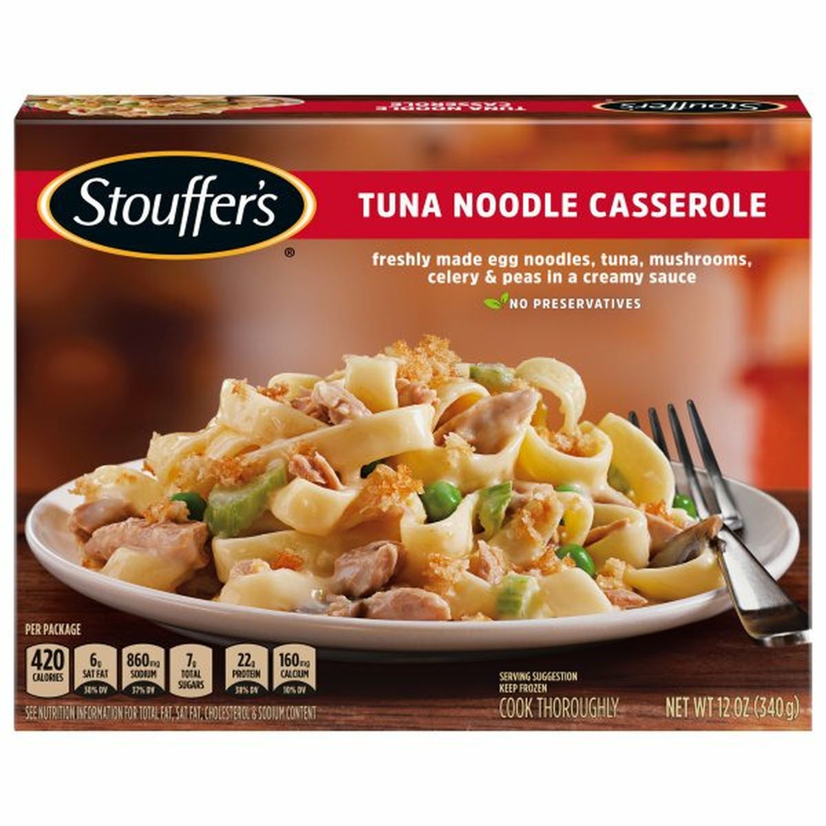 Calories in Stouffer's Tuna Noodle Casserole