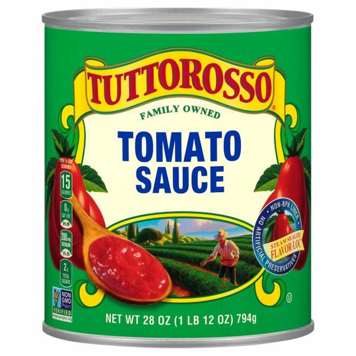 Calories in Tuttorosso Tomatoes Tomato Sauce