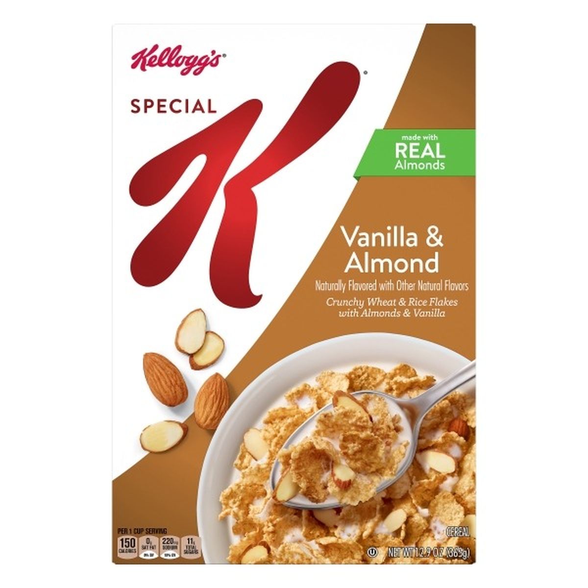 Calories in Kellogg's Special K Cereal, Vanilla & Almond