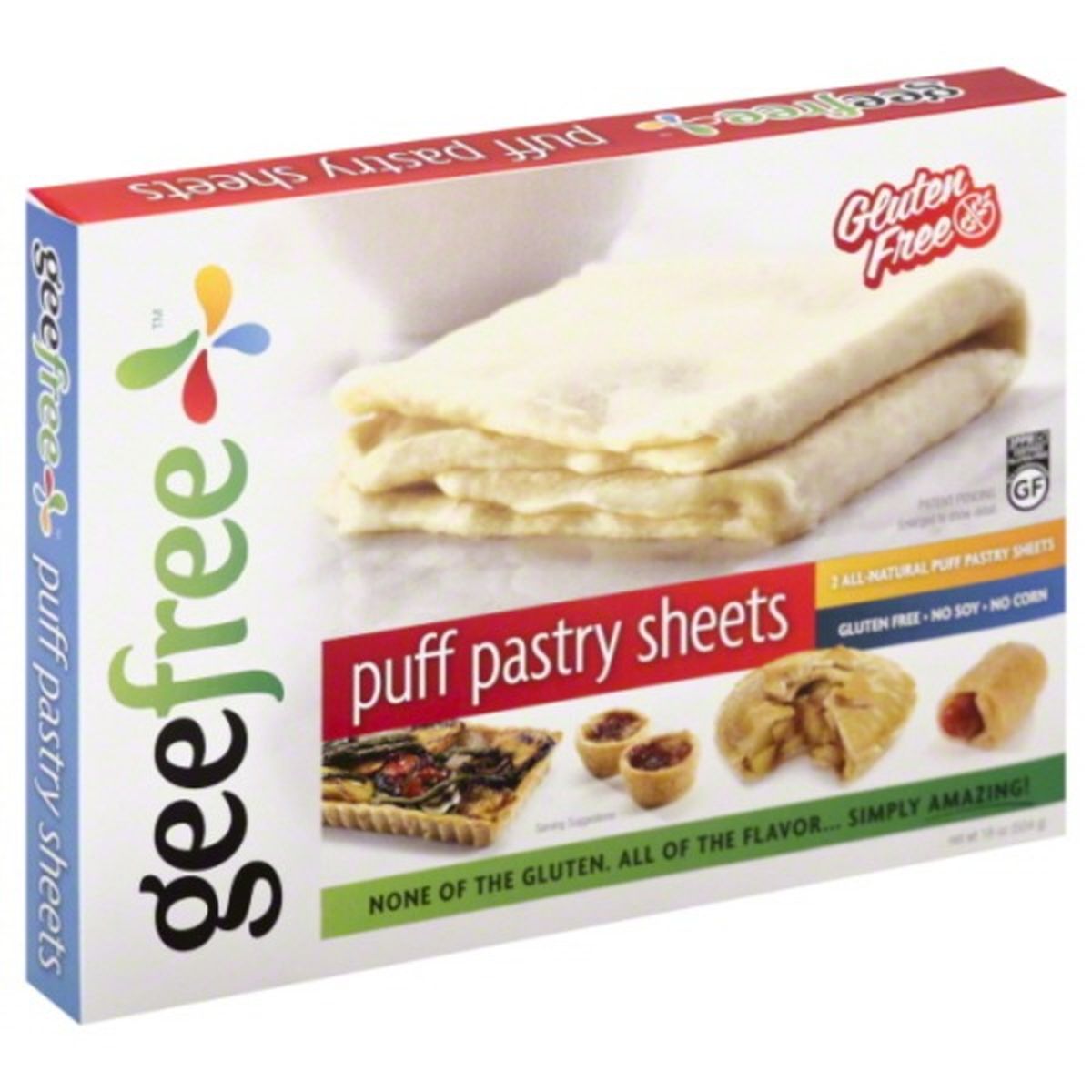 Calories in GeeFree Puff Pastry Sheets