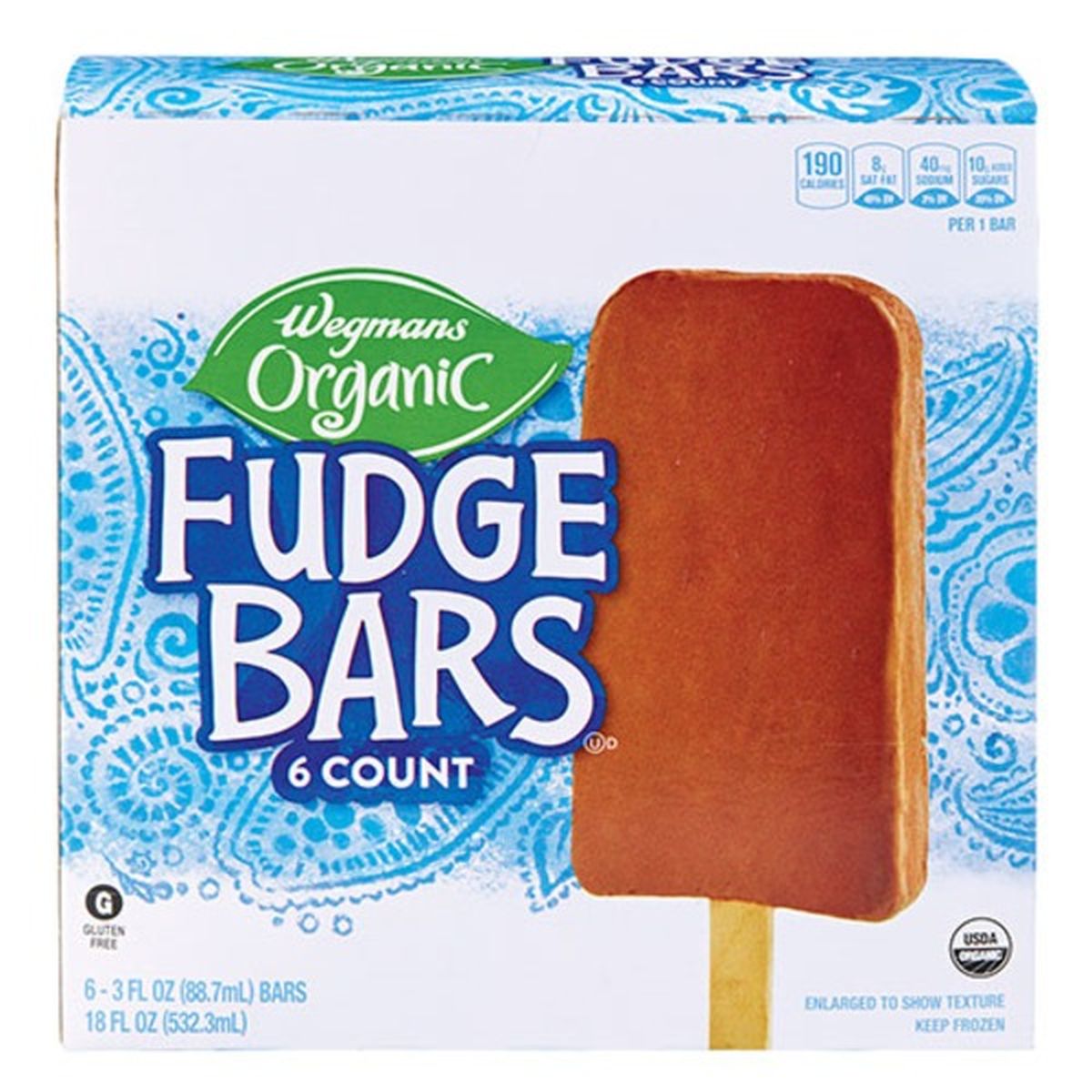 Calories in Wegmans Organic Fudge Bars