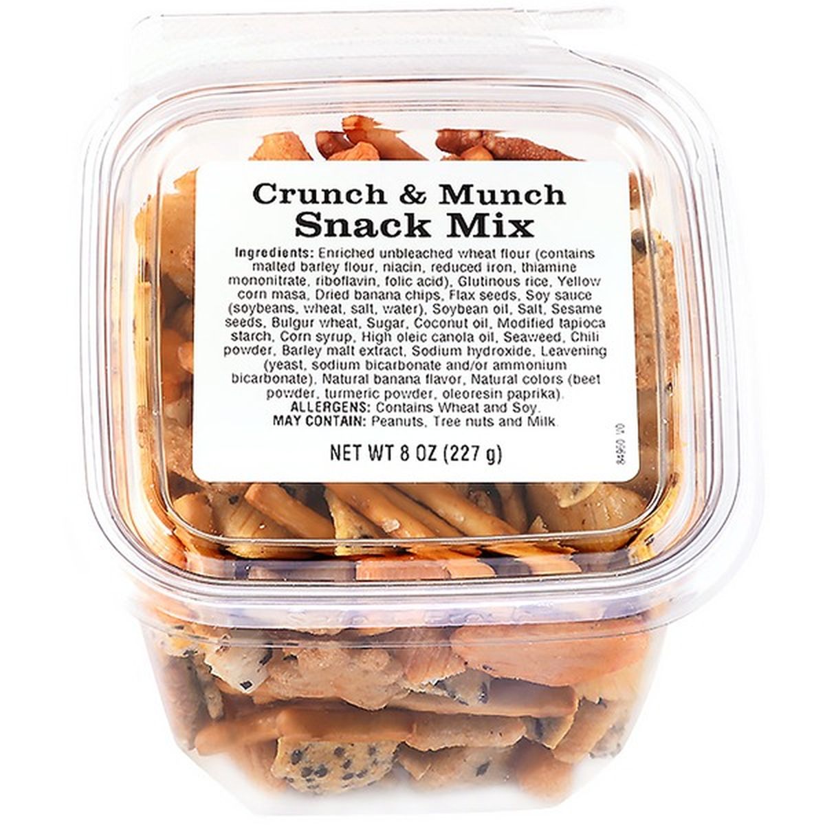 Calories in Johnvince Foods Crunch and Munch Snack Mix Tub