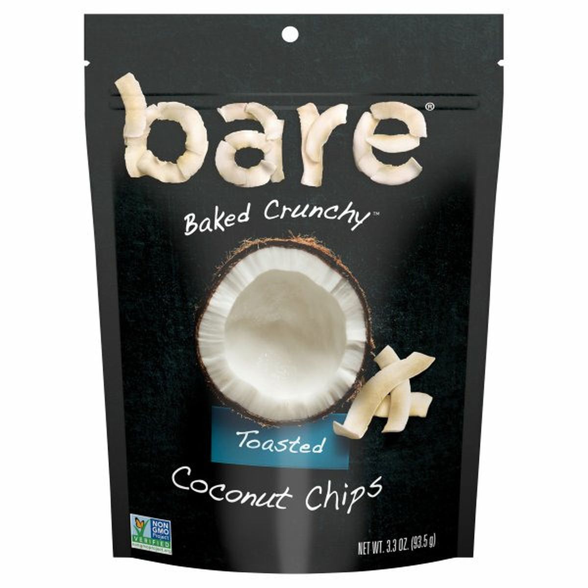 Calories in Bare Baked Crunchy Coconut Chips, Toasted