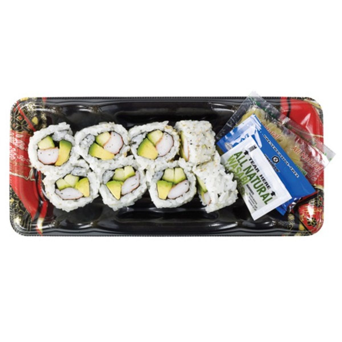 Calories in Wegmans California Roll with White Rice (Cooked)