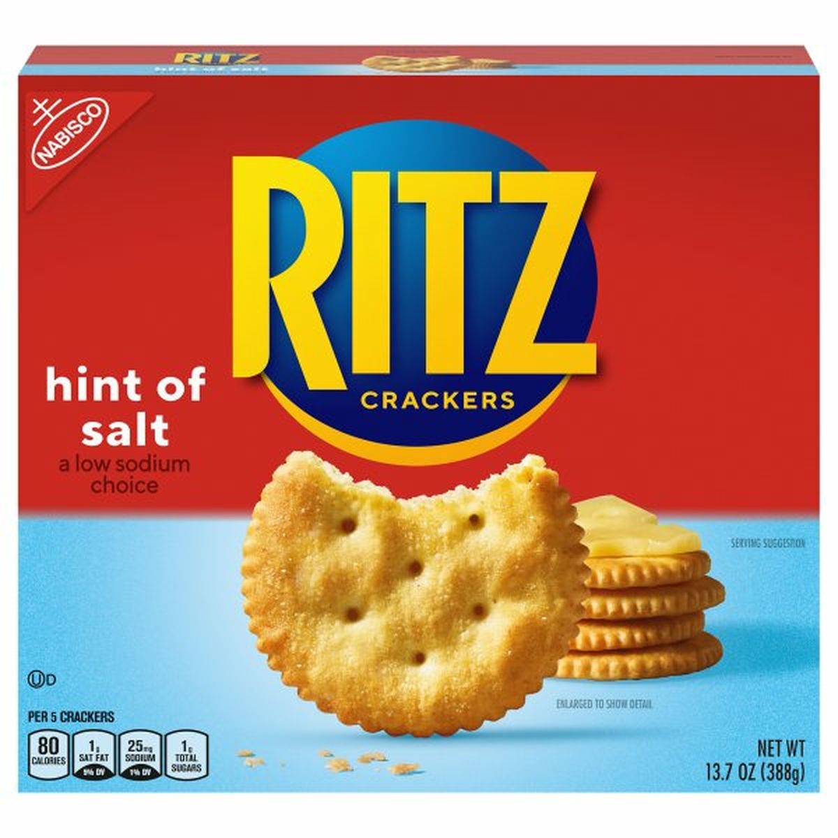Calories in Ritz Crackers, Hint of Salt