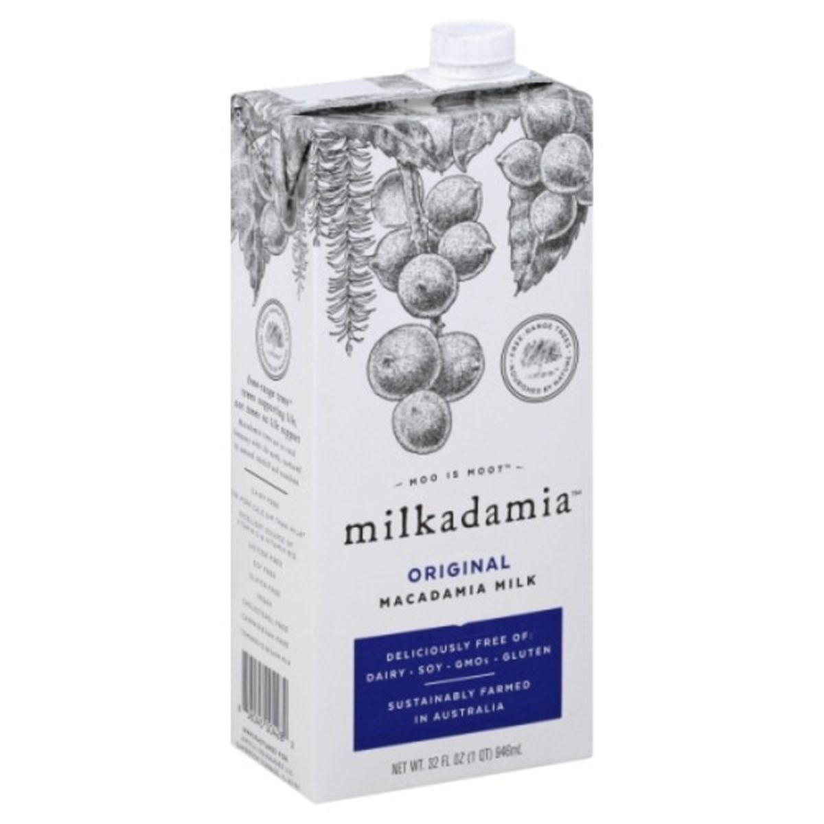 Calories in milkadamia Macadamia Milk, Original