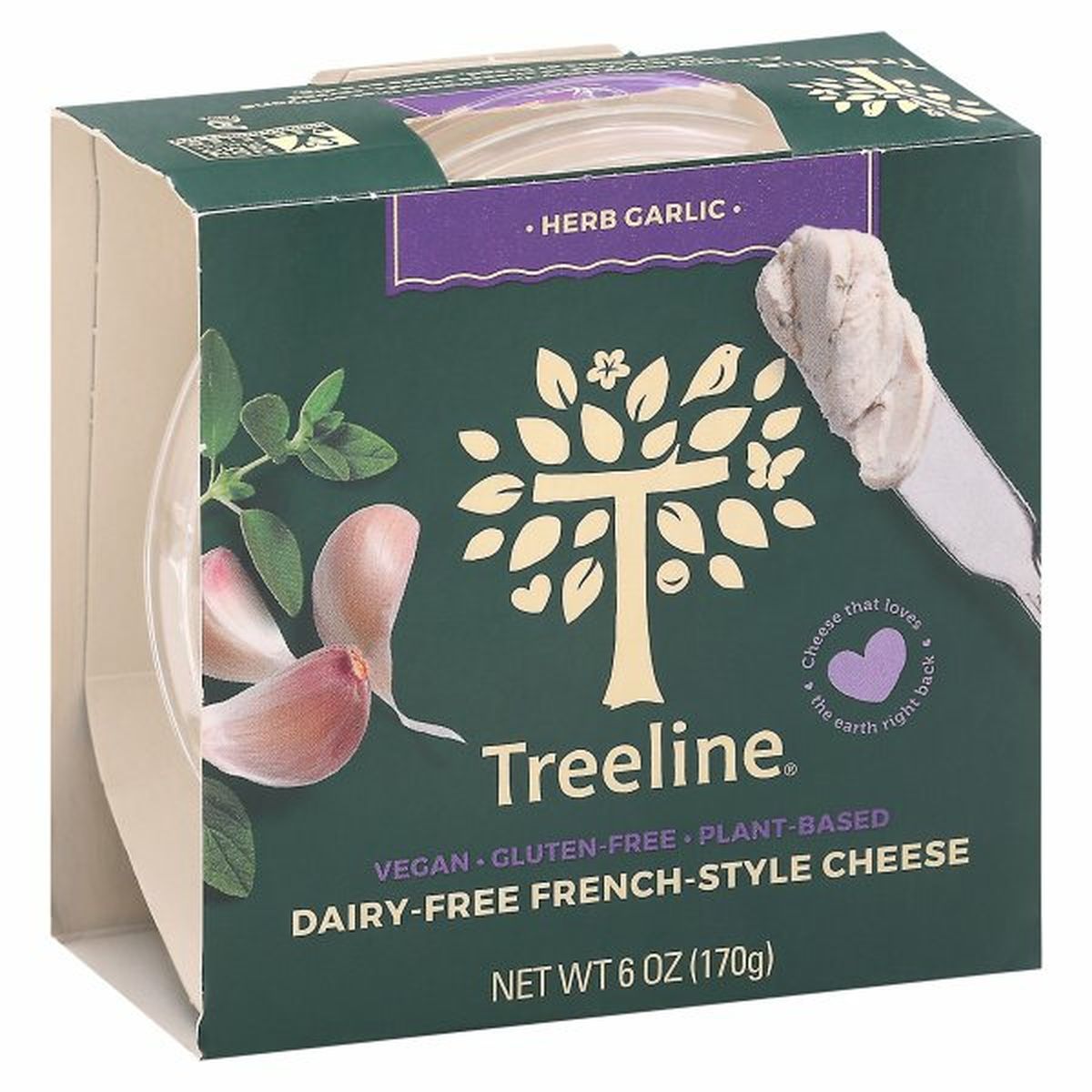 Calories in Treeline Cheese, Herb Garlic