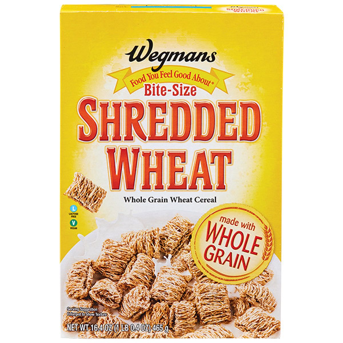 Calories in Wegmans Bite-Size Shredded Wheat Cereal
